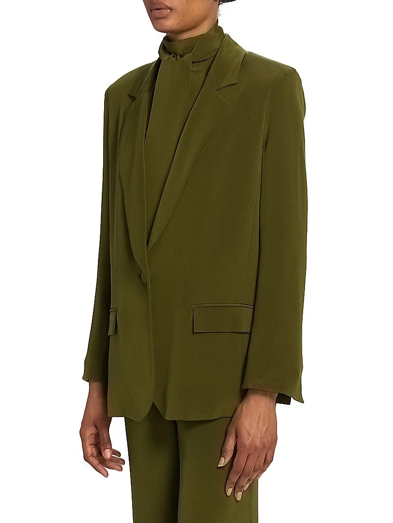 California Silk Long Jacket