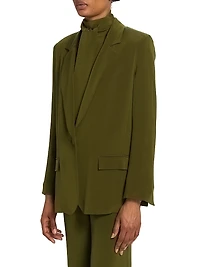 California Silk Long Jacket