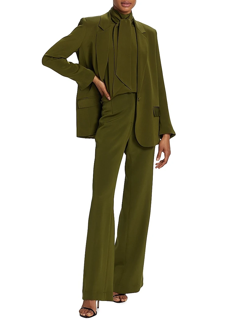 California Silk Long Jacket