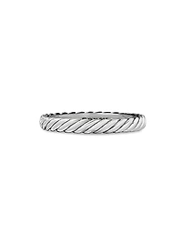 Cable Collectibles Stack Ring Sterling Silver, 3mm