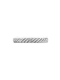 Cable Collectibles Stack Ring Sterling Silver, 3mm