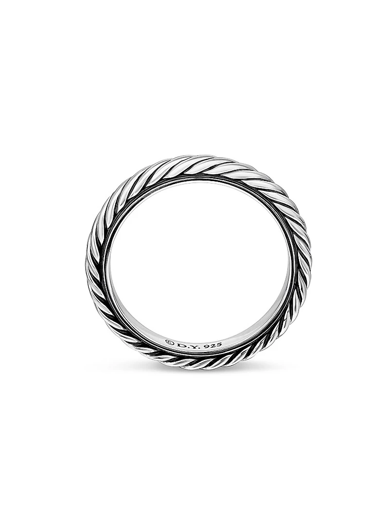 Cable Collectibles Stack Ring Sterling Silver, 3mm