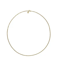 Box Chain Necklace 18K Rose Gold