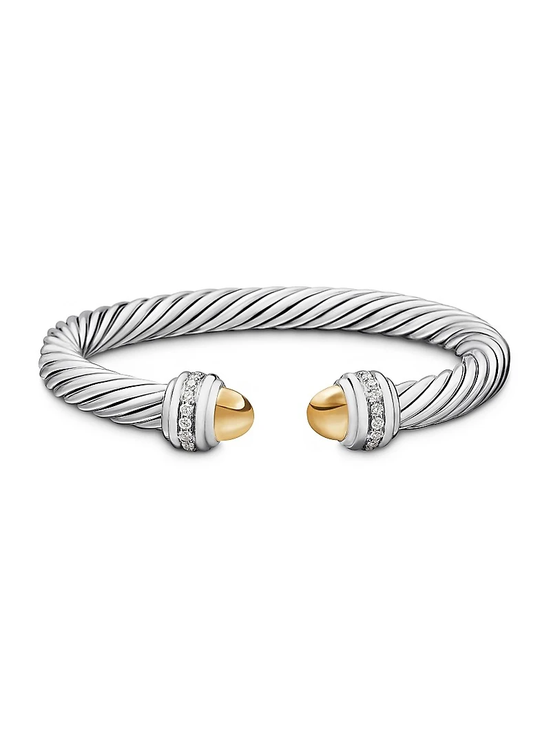 Classic Cable Bracelet in Sterling Silver