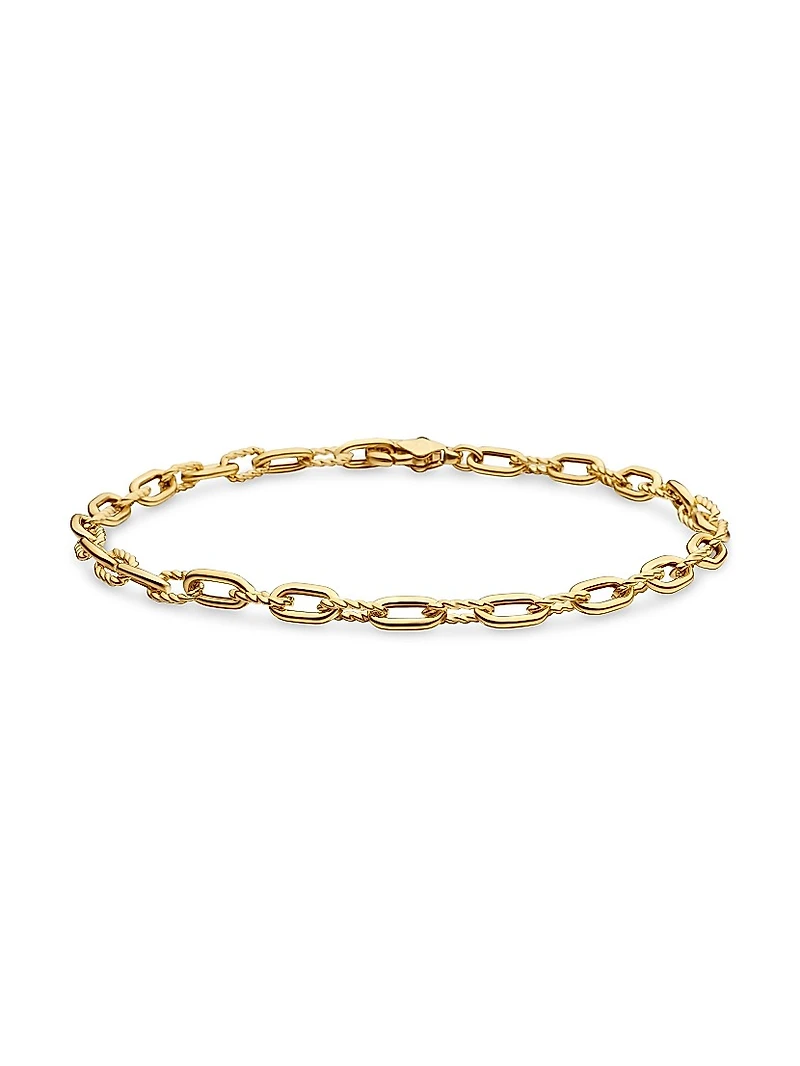 DY Madison Chain Bracelet 18K Yellow Gold