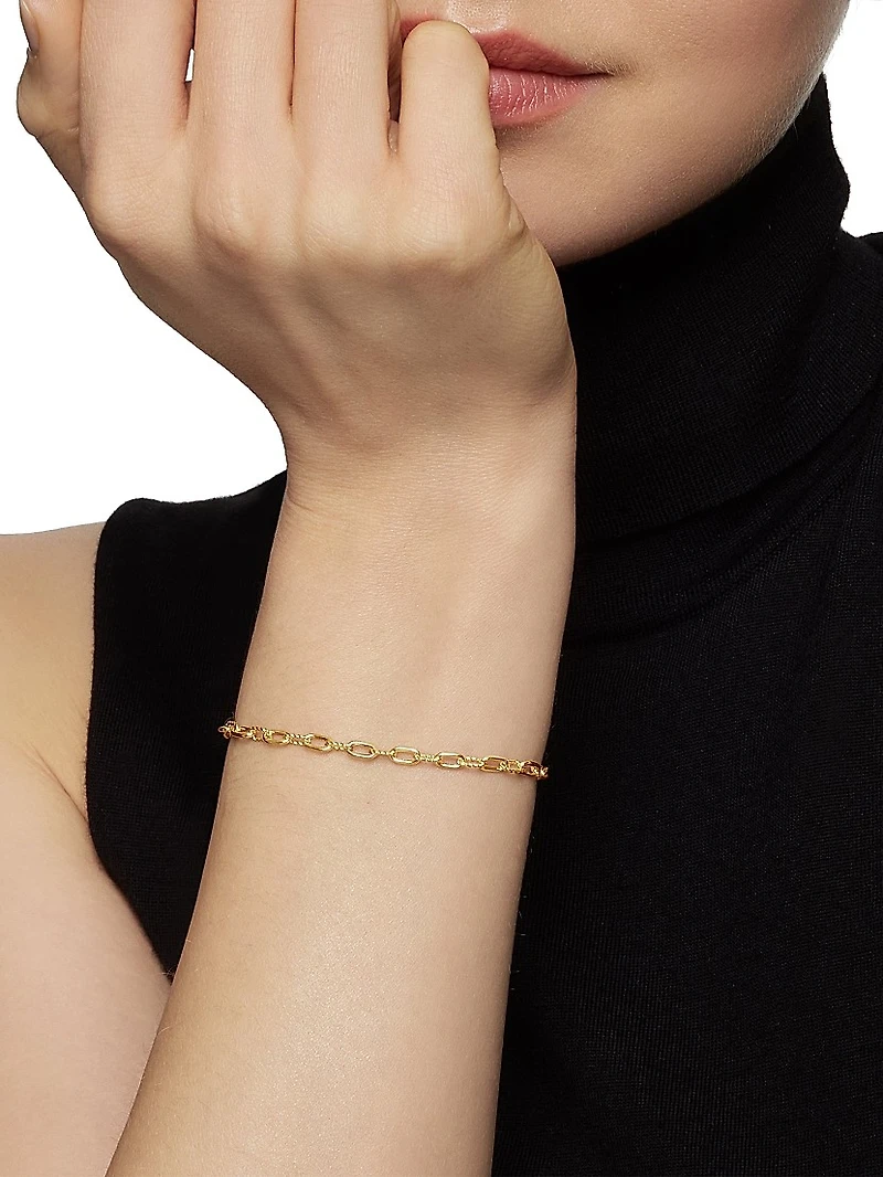 DY Madison Chain Bracelet 18K Yellow Gold