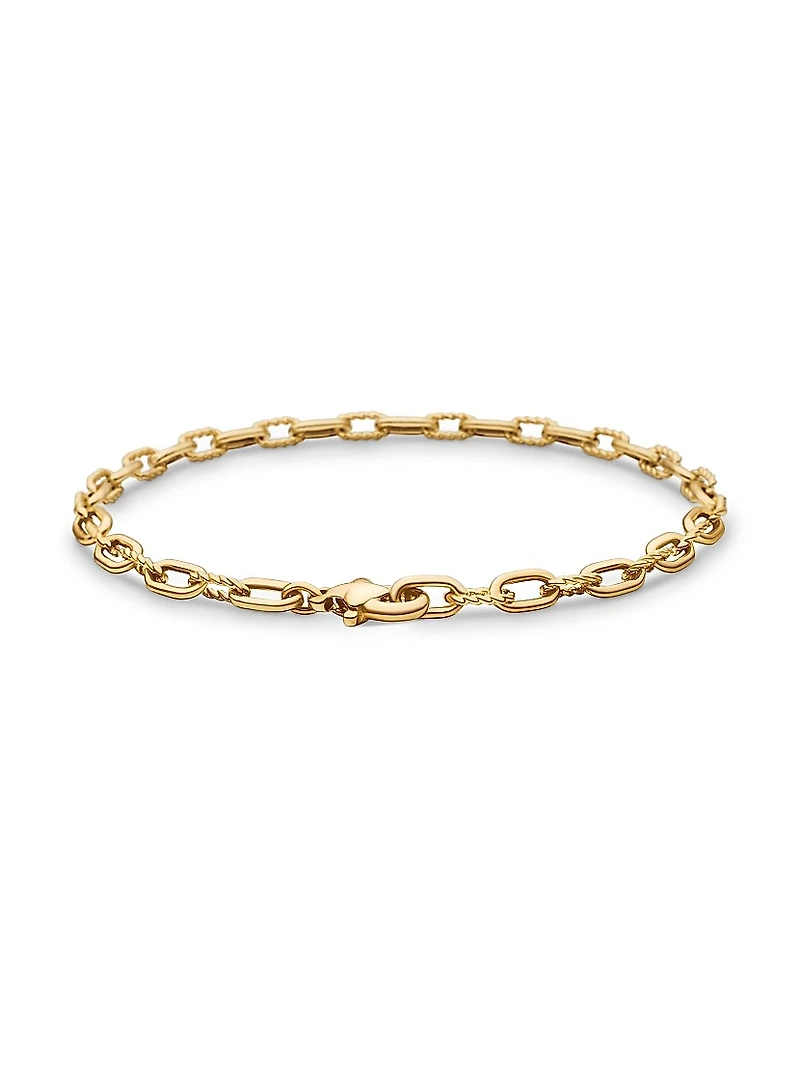 DY Madison Chain Bracelet 18K Yellow Gold