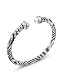 Cable Classics Bracelet With Pearls & Diamonds