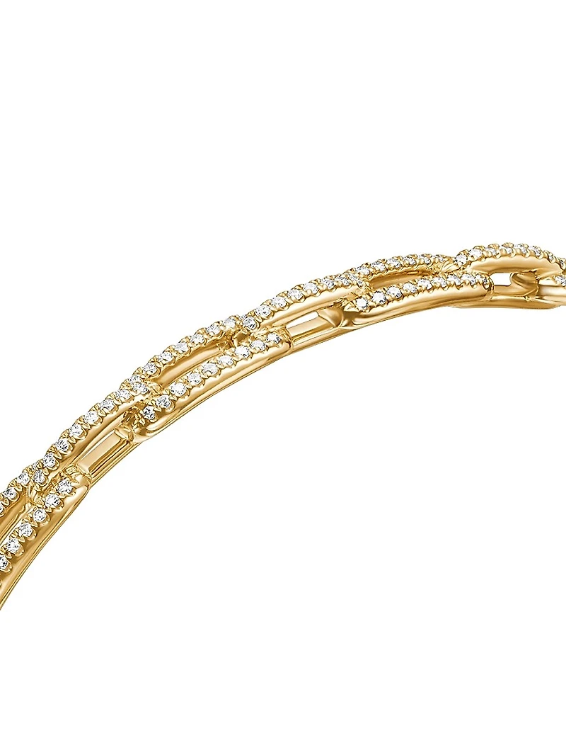Stax Chain Link Bracelet 18K Yellow Gold