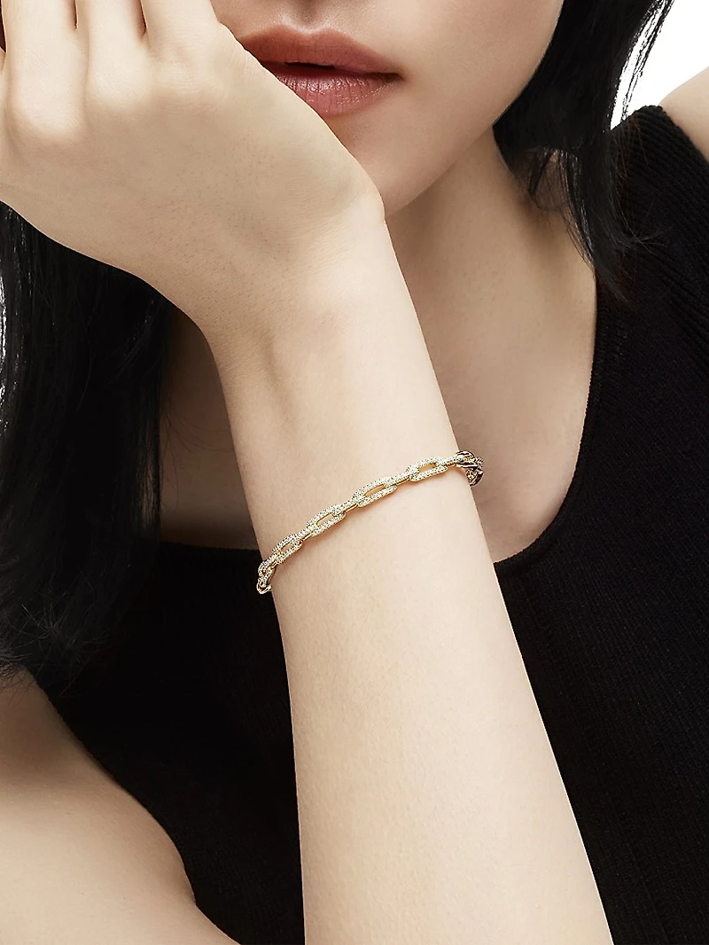 Stax Chain Link Bracelet 18K Yellow Gold