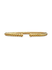 Cable Flex Bracelet 18K Yellow Gold, 4mm