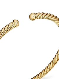 Cable Flex Bracelet 18K Yellow Gold, 4mm