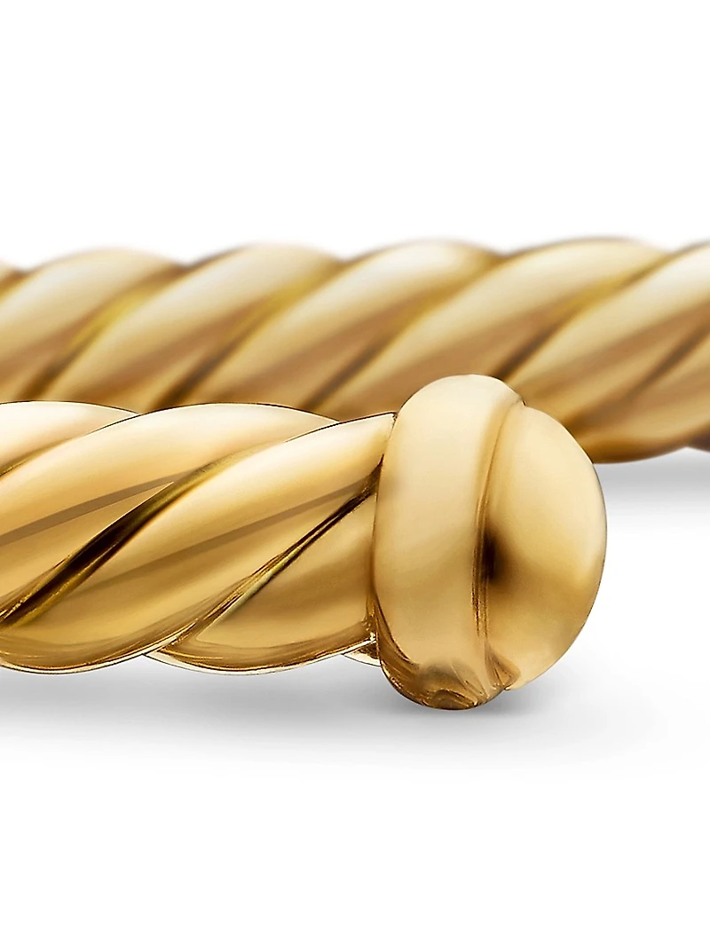 Cable Flex Bracelet 18K Yellow Gold, 4mm