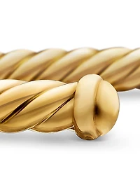 Cable Flex Bracelet 18K Yellow Gold, 4mm