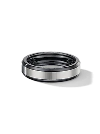 Titanium Beveled Band Ring