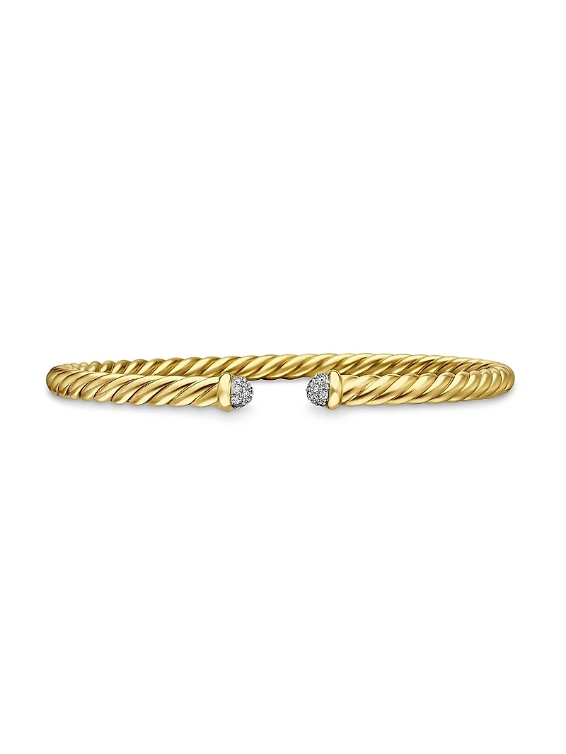 Cable Flex Bracelet in 18K Yellow Gold