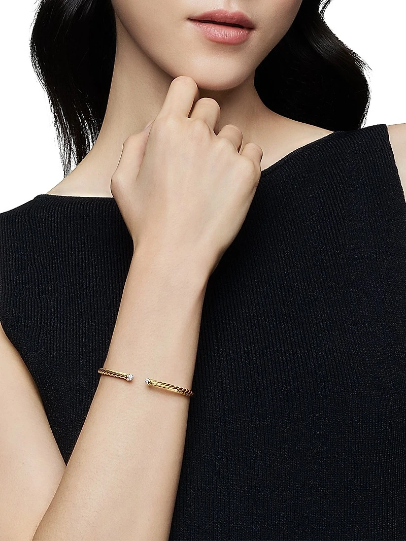 Cable Flex Bracelet in 18K Yellow Gold