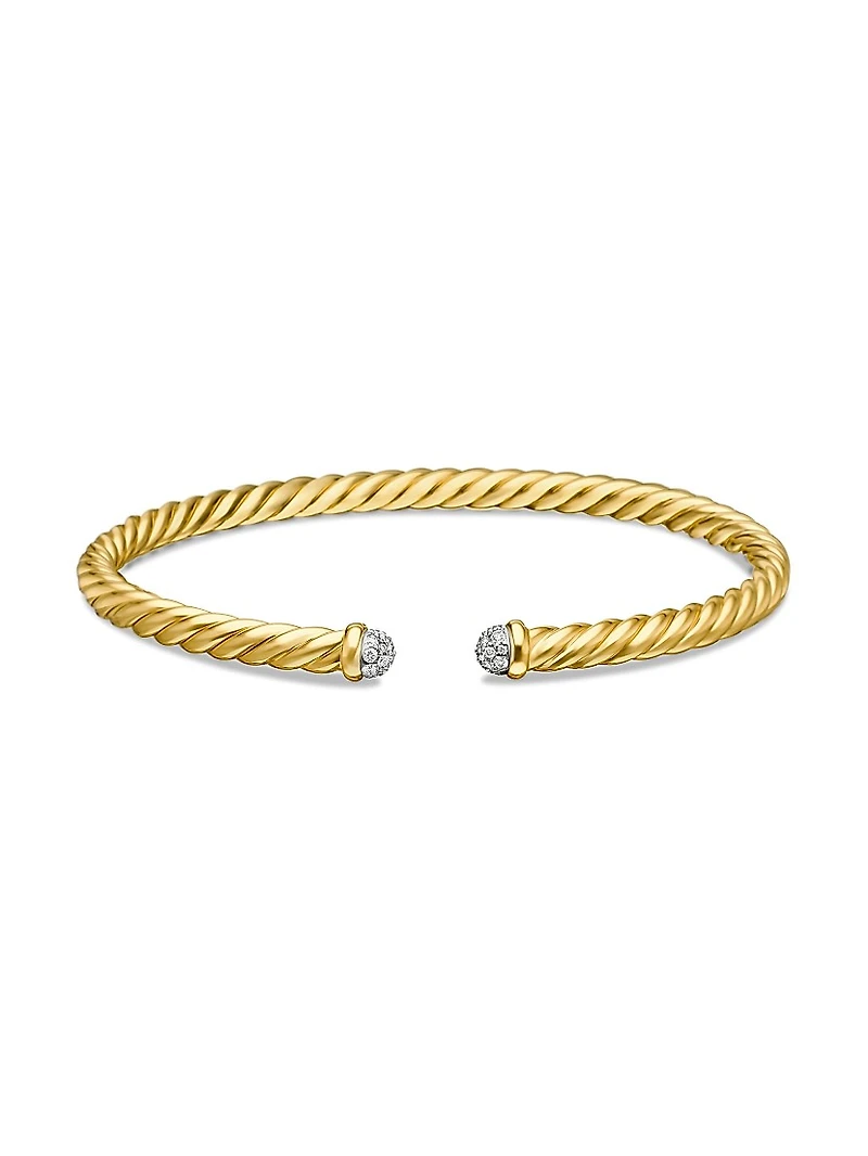 Cable Flex Bracelet in 18K Yellow Gold