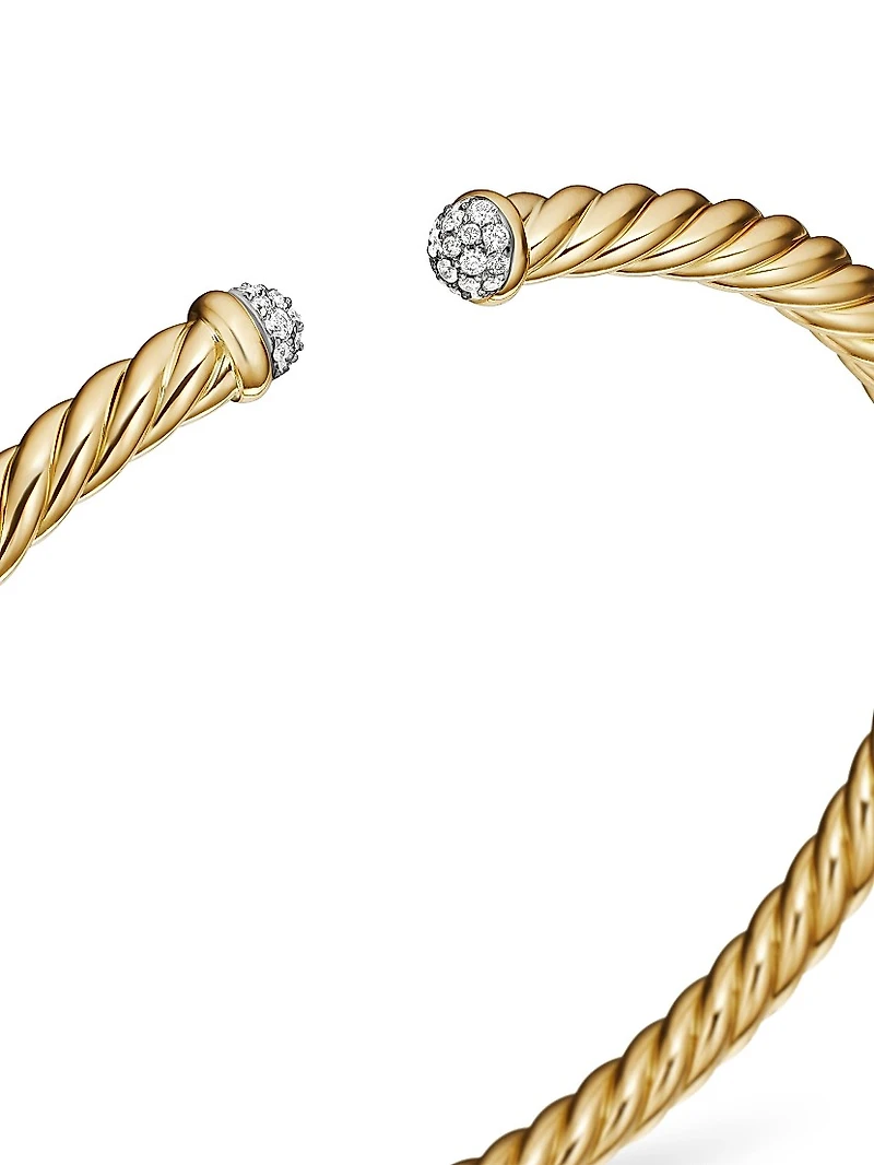 Cable Flex Bracelet in 18K Yellow Gold