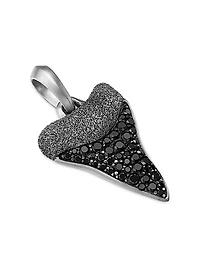 Shark Tooth Amulet in Sterling Silver