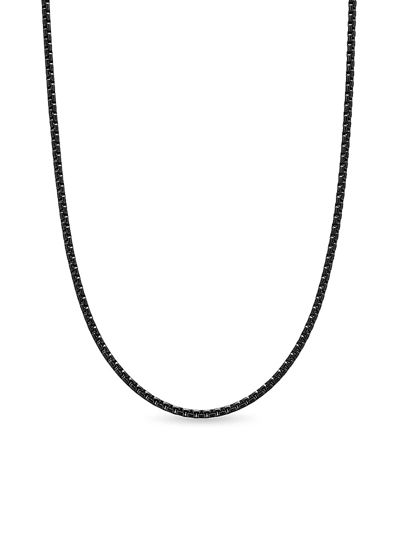 Box Chain Necklace Stainless Steel, 2.7MM