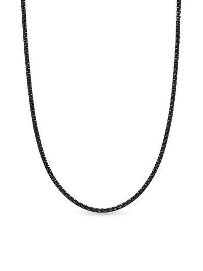Box Chain Necklace Stainless Steel, 2.7MM