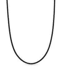 Box Chain Necklace Stainless Steel, 2.7MM