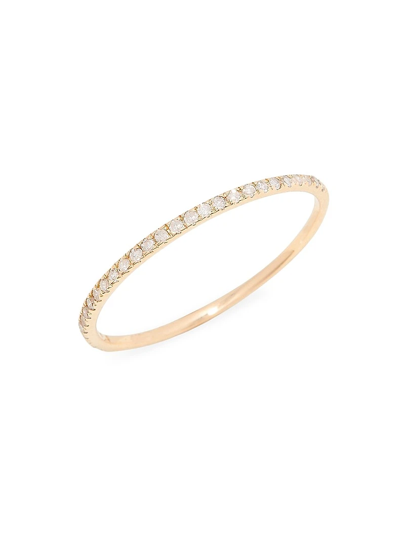 Seline 14K Yellow Gold & 0.11 TCW Diamond Ring