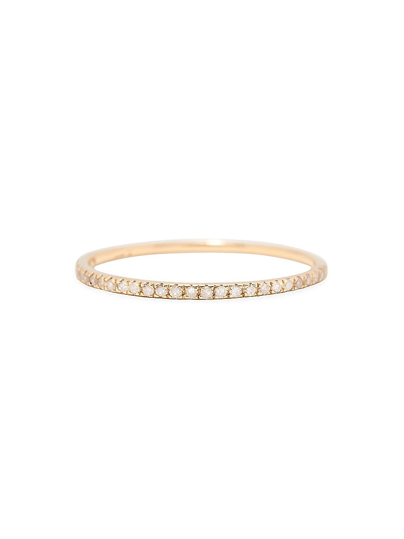 Seline 14K Yellow Gold & 0.11 TCW Diamond Ring