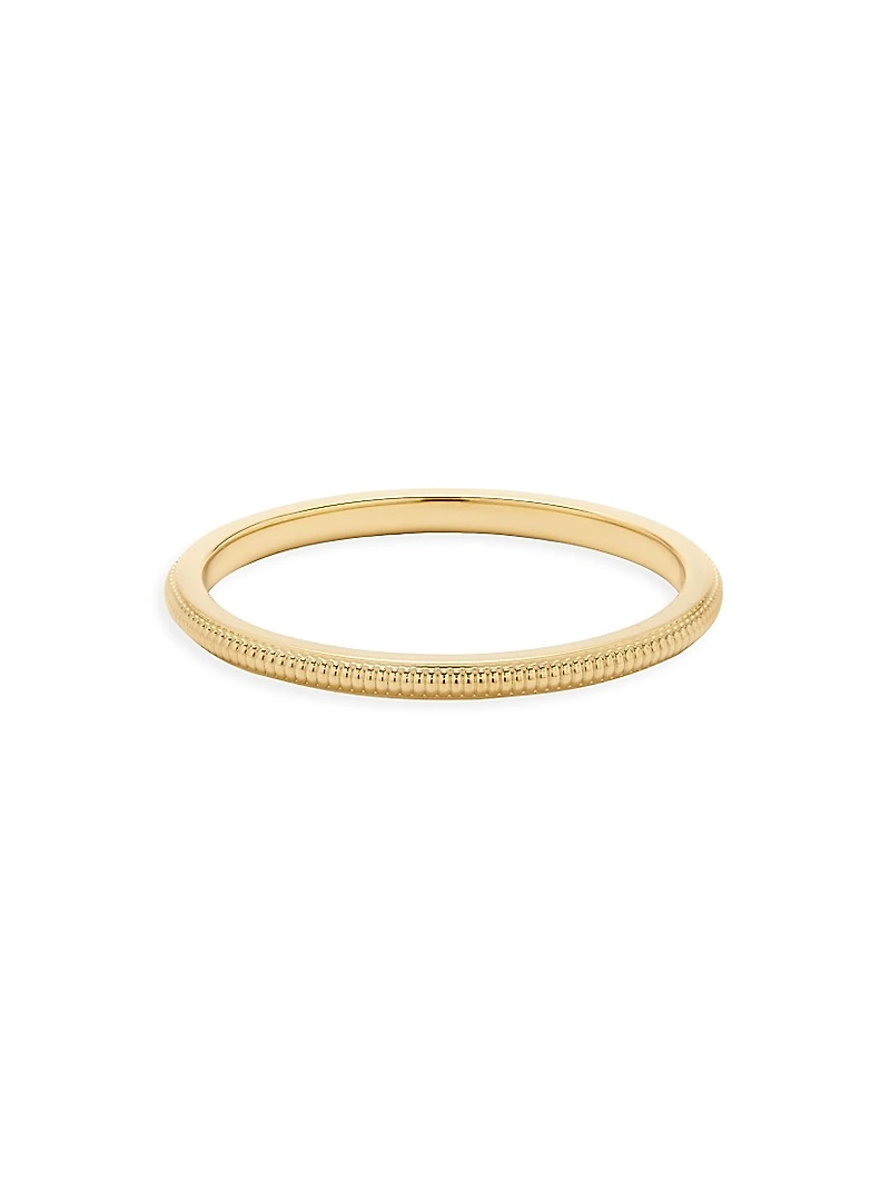 Micaela 14K Yellow Gold Rope Ring