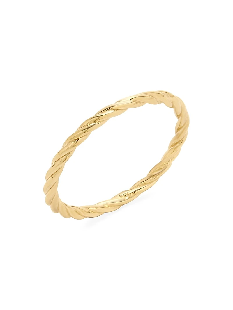 Liv 14K Yellow Gold Rope Ring