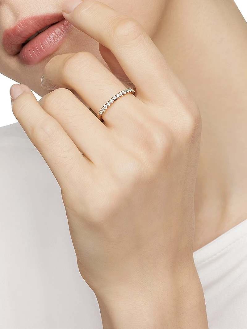 Cable Collectibles Stack Ring 18K Rose Gold