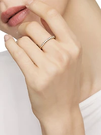 Cable Collectibles Stack Ring 18K Rose Gold