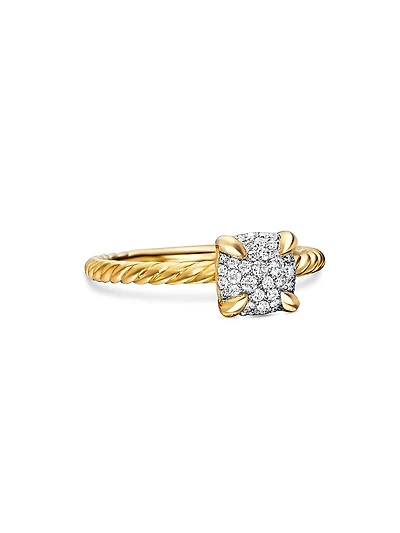 Petite Chatelaine Ring in 18K Yellow Gold