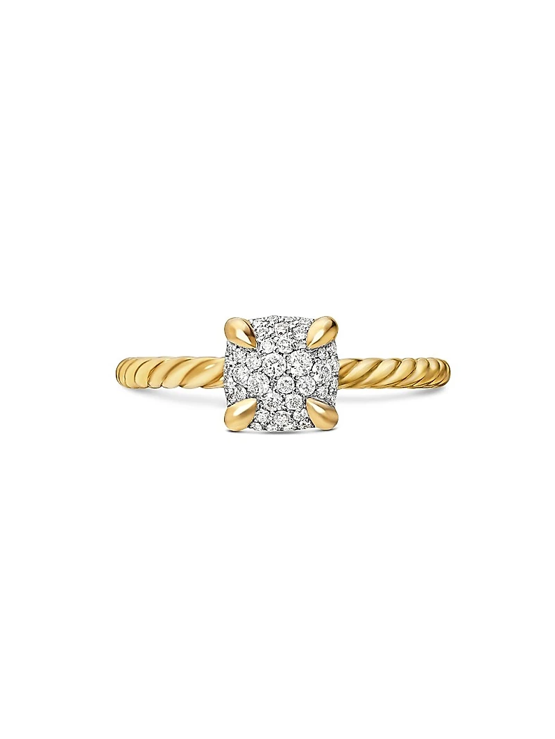 Petite Chatelaine Ring in 18K Yellow Gold