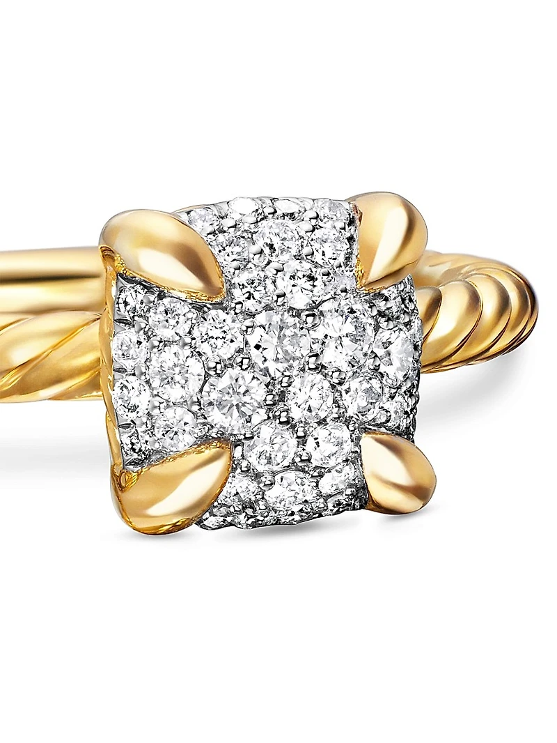Petite Chatelaine Ring in 18K Yellow Gold