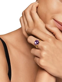 Chatelaine® Ring 18K Yellow Gold with Pavé Diamonds