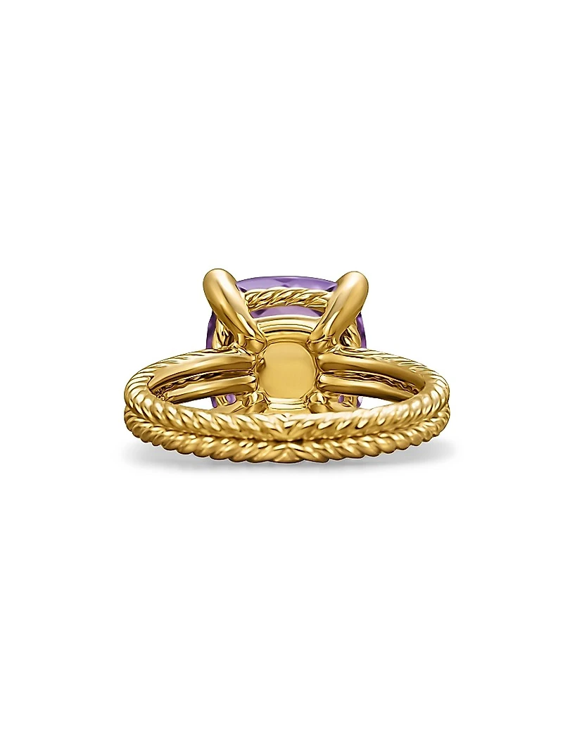 Chatelaine® Ring 18K Yellow Gold with Pavé Diamonds