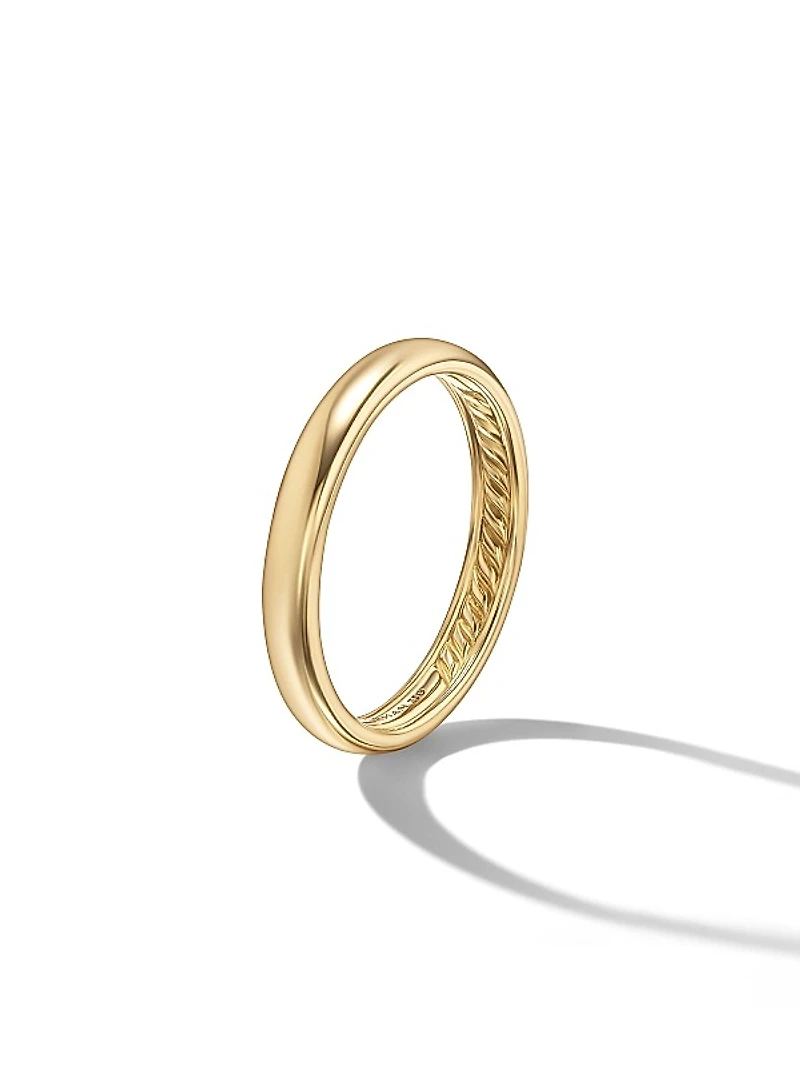 DY Classic Band in 18k Gold