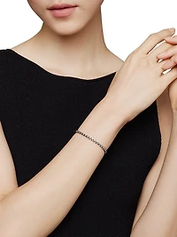 DY Bel Aire Box Chain Bracelet Sterling Silver