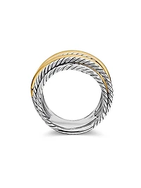 Crossover Ring Sterling Silver