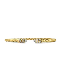 Helena End Station Bracelet 18K Yellow Gold with Diamonds