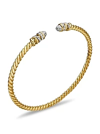 Helena End Station Bracelet 18K Yellow Gold with Diamonds