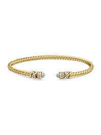 Helena End Station Bracelet 18K Yellow Gold with Diamonds