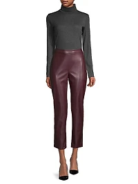 Long-Sleeve Turtleneck Top