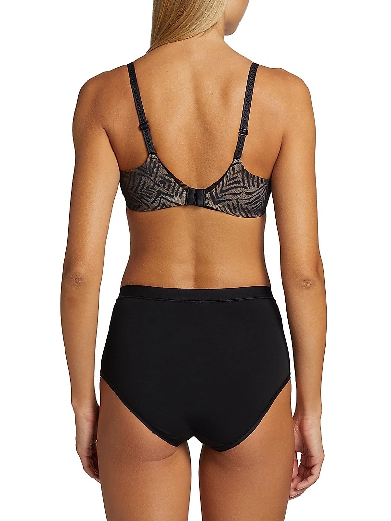 Graphic Allure Molded Mesh Underwire Bra