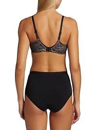 Graphic Allure Molded Mesh Underwire Bra