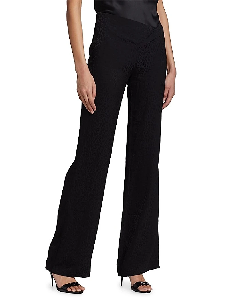 Animal Totem Jacquard Pants
