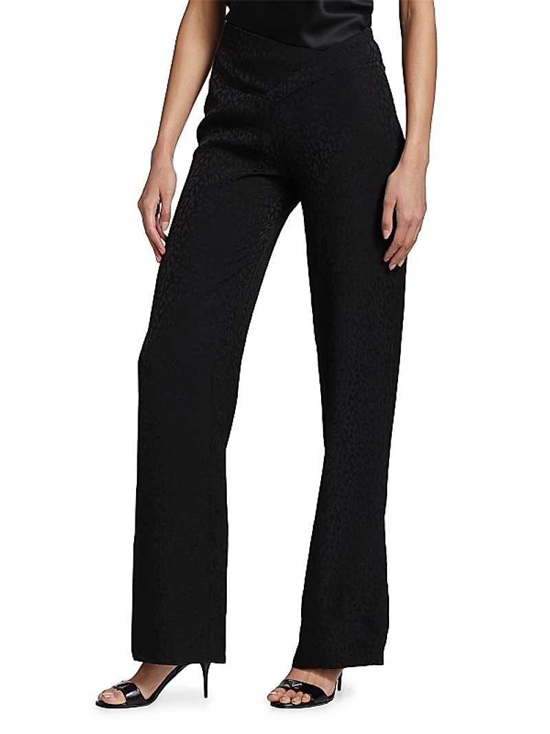 Animal Totem Jacquard Pants