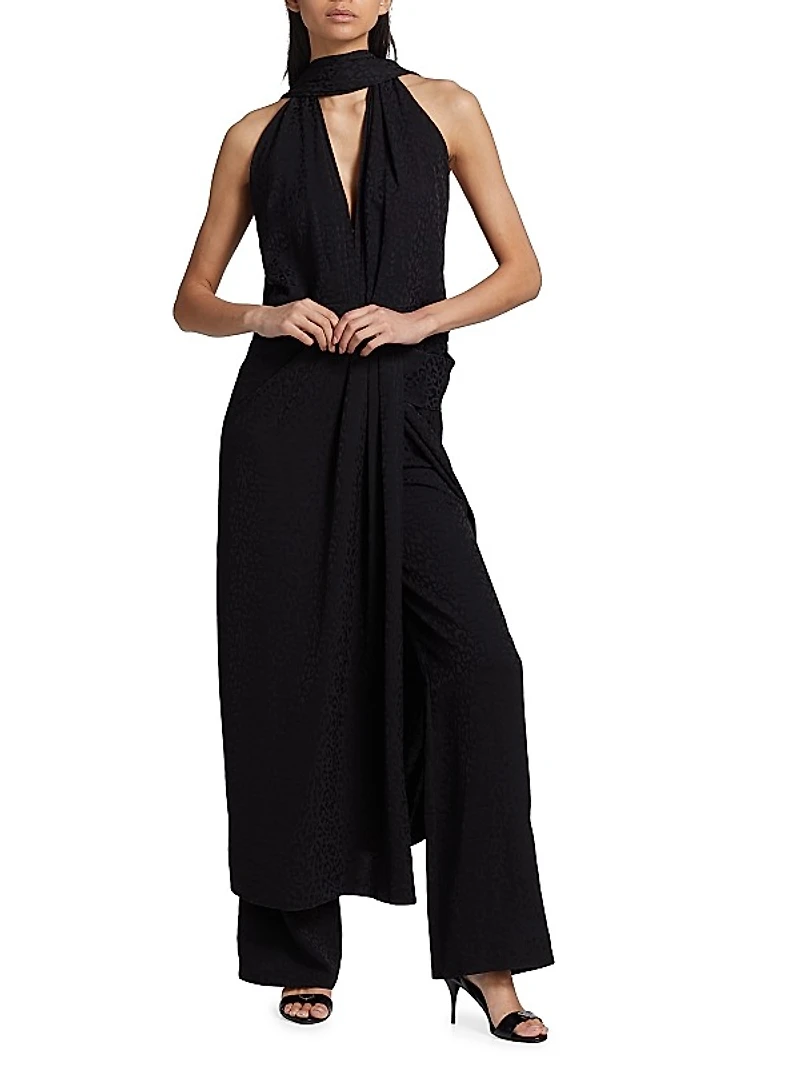 Animal Totem Jacquard Pants